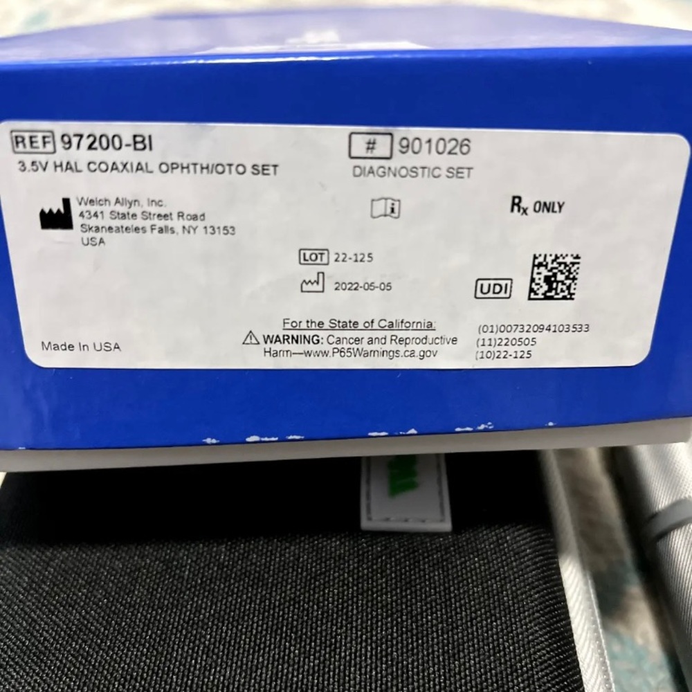Welch Allyn 97200-BI 3.5V Elite Diagnostic Set. OPHTH/OTO SET - Picture 3 of 3